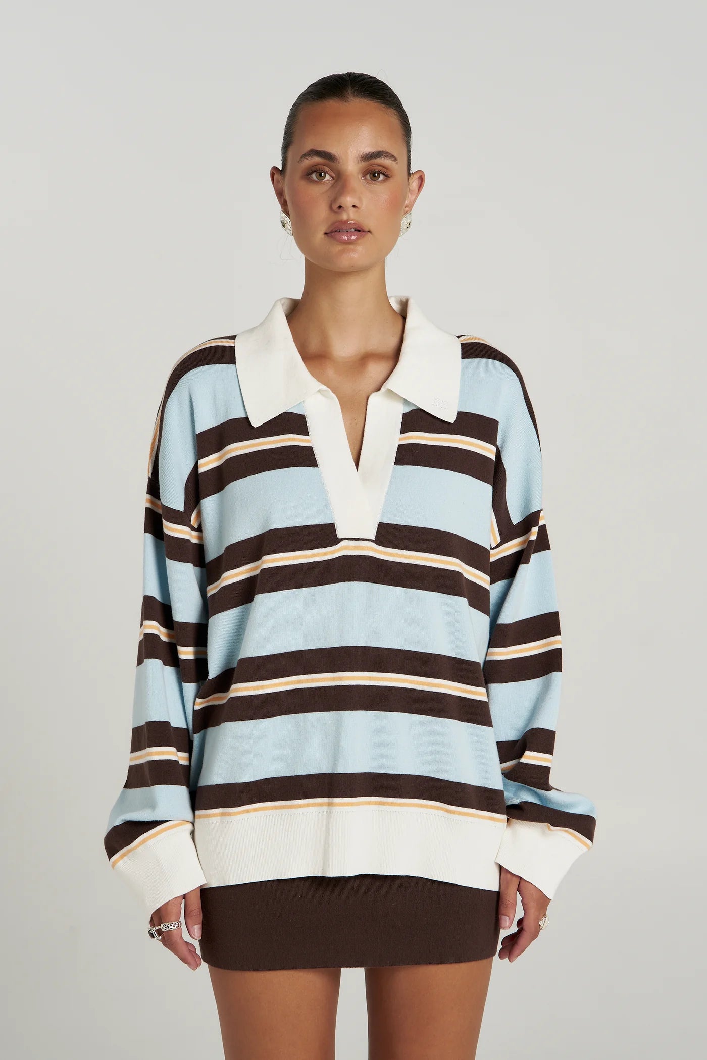 STRIPE LS POLO - APEROL