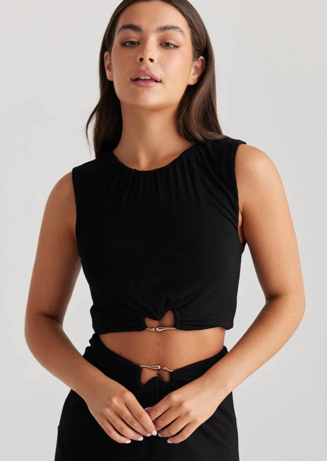 LENA TOP BLACK