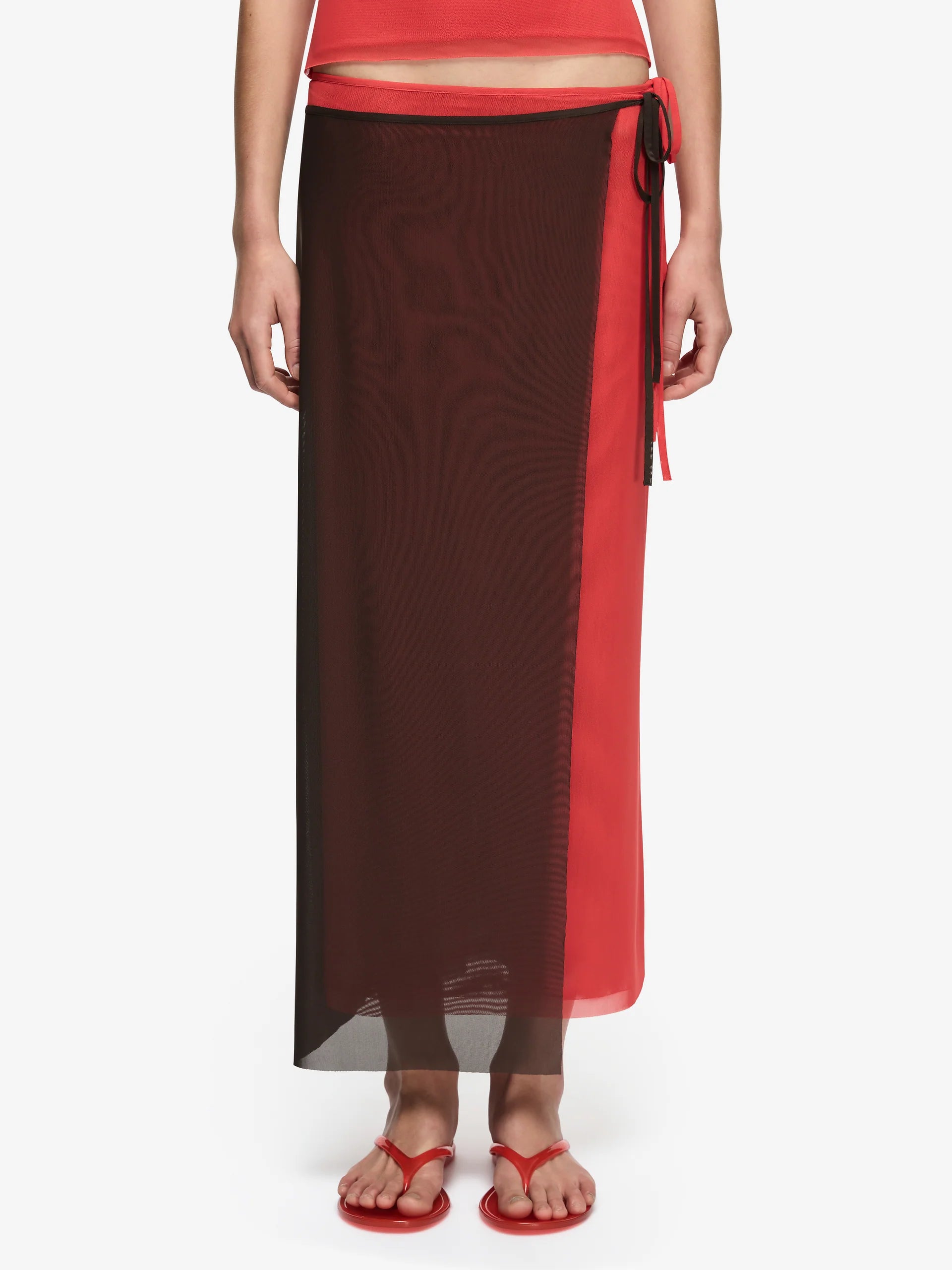 ALYNA CONTRAST SKIRT