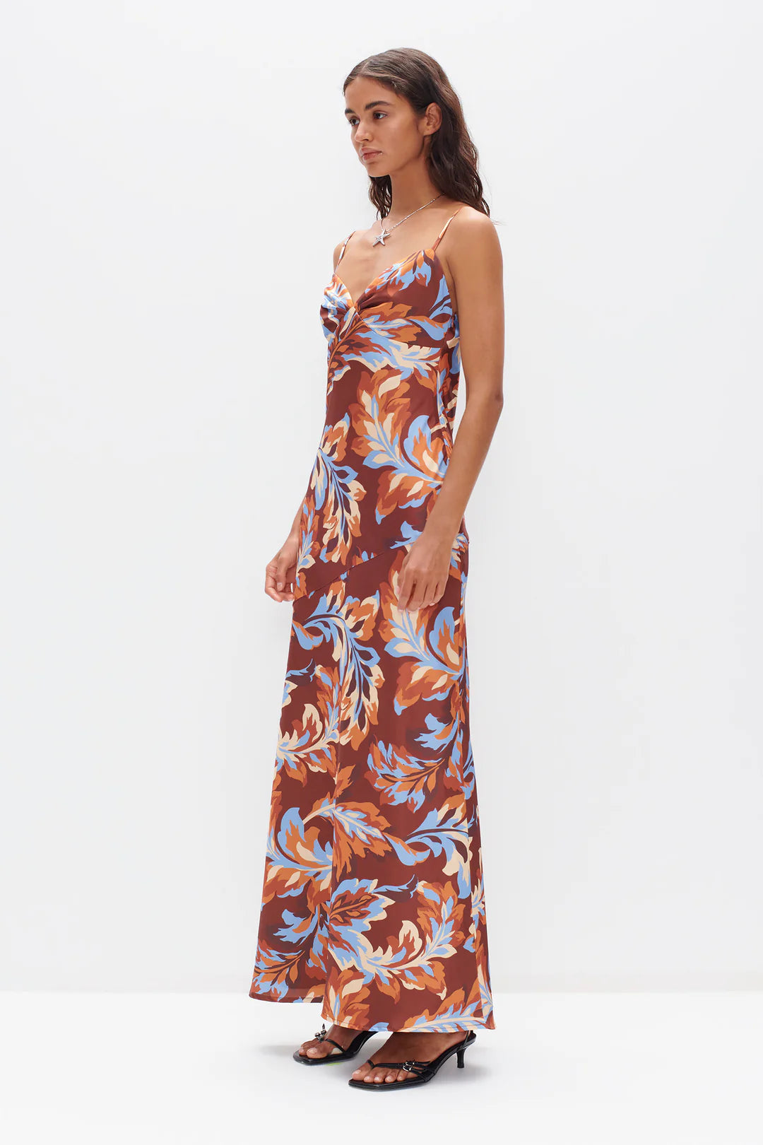 FLORA DRESS- RETRO LEAF