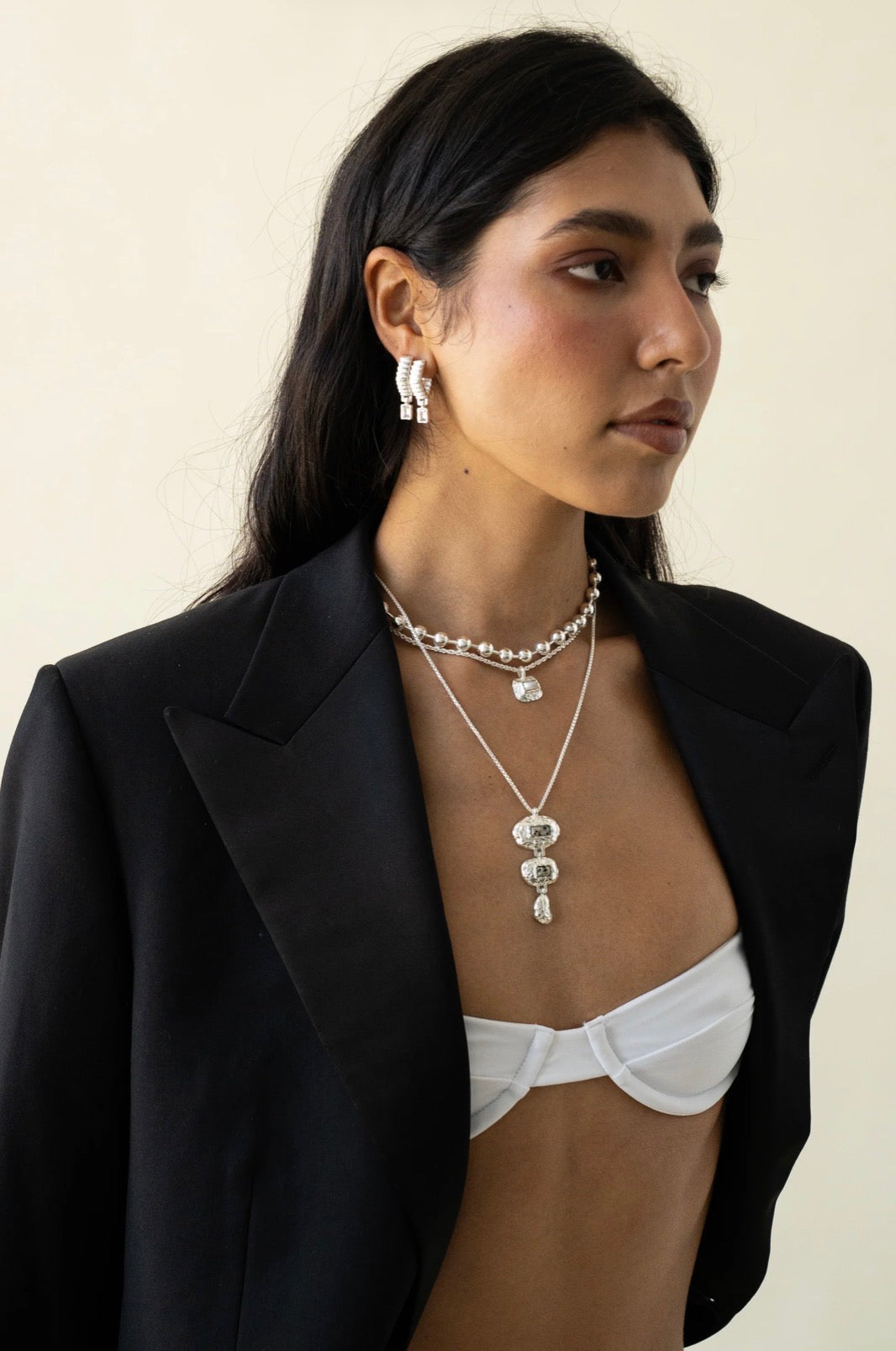 ODETTE EARRINGS - SILVER