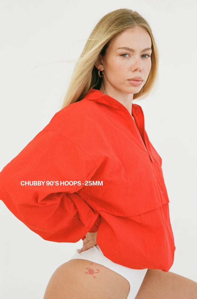 CHUBBY 90’S HOOPS