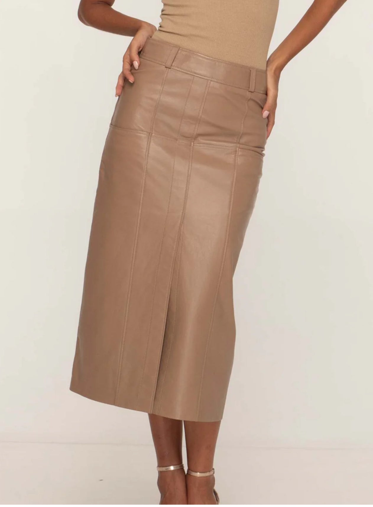 BRONTE MAXI SKIRT SESAME