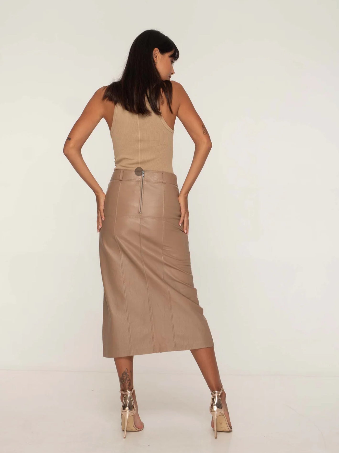 BRONTE MAXI SKIRT SESAME