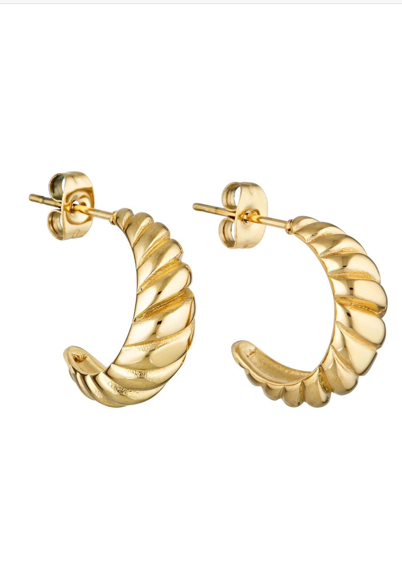 CROISSANT EARRINGS 20MM