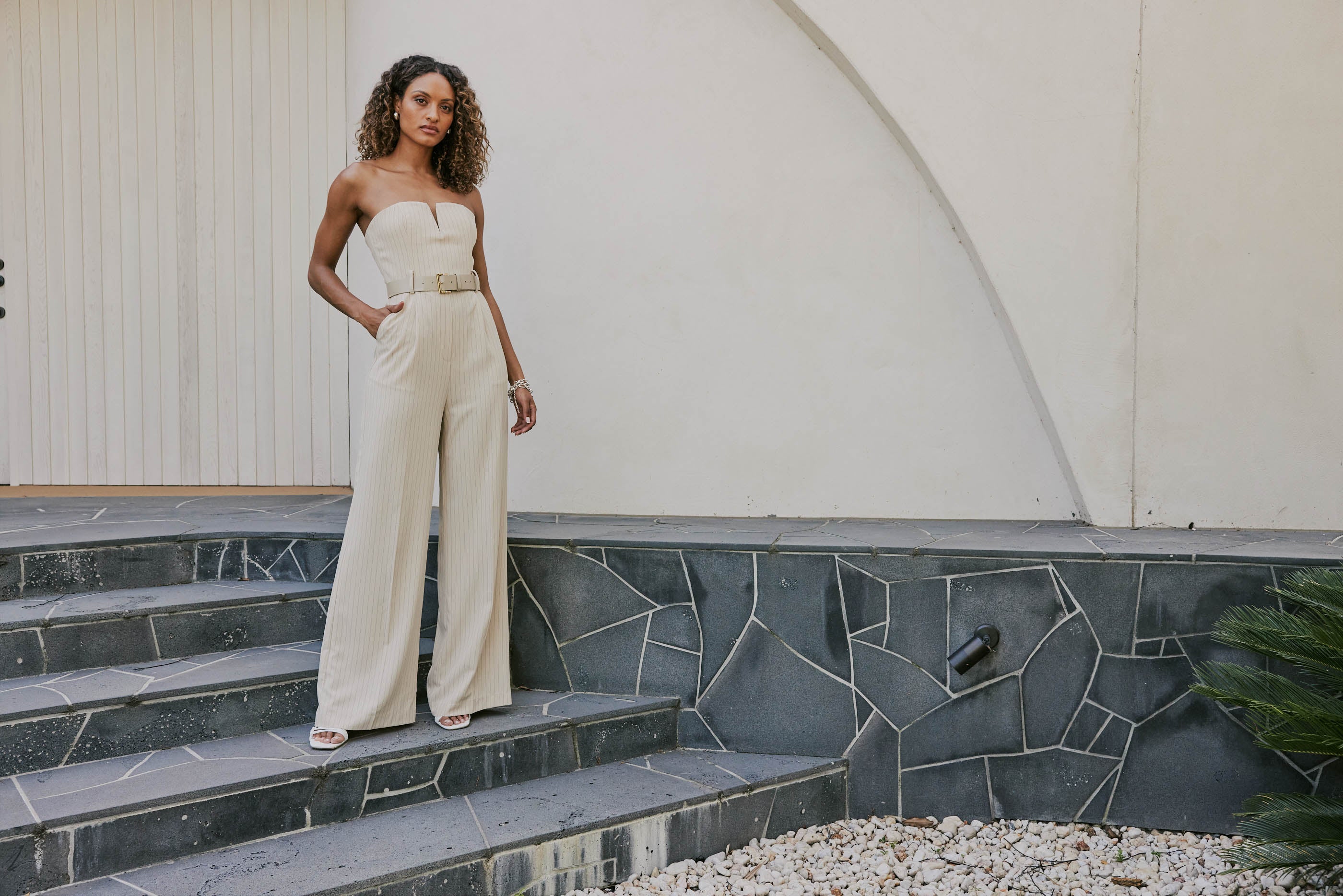 SERAPHINA JUMPSUIT BEIGE