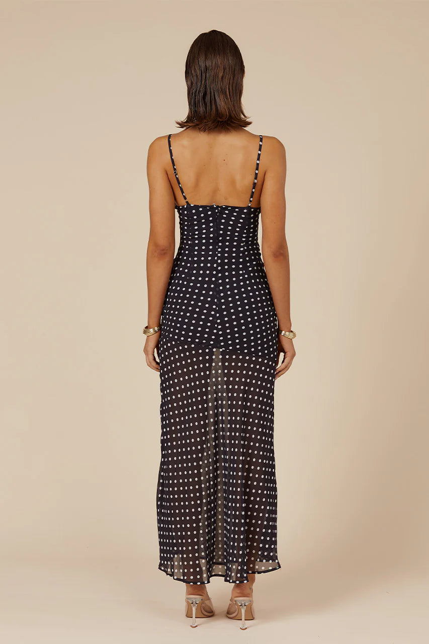 KYLEAH MAXI DRESS POLKA