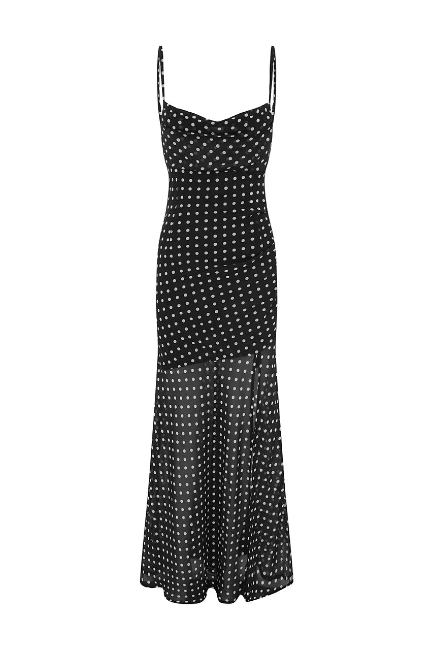 KYLEAH MAXI DRESS POLKA