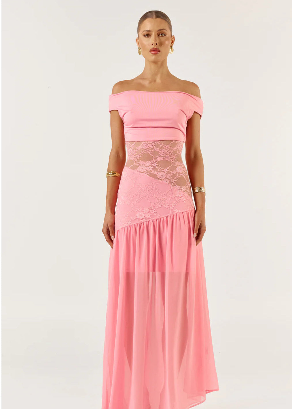 CAPRI MAXI DRESS CANDY PINK