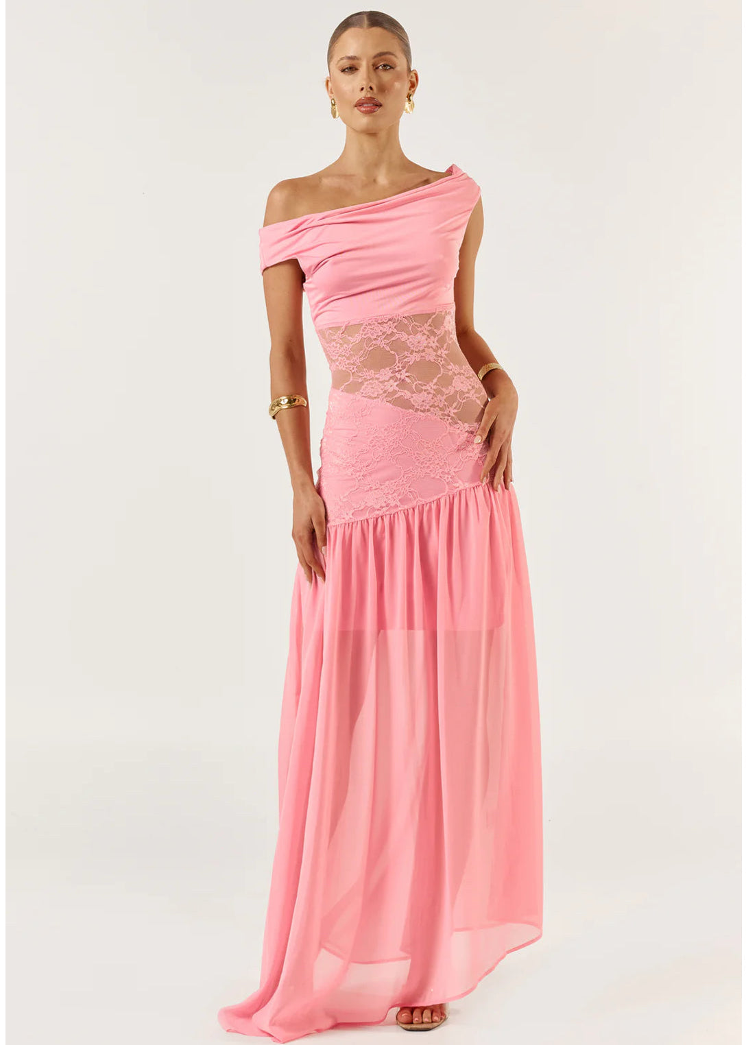 CAPRI MAXI DRESS CANDY PINK