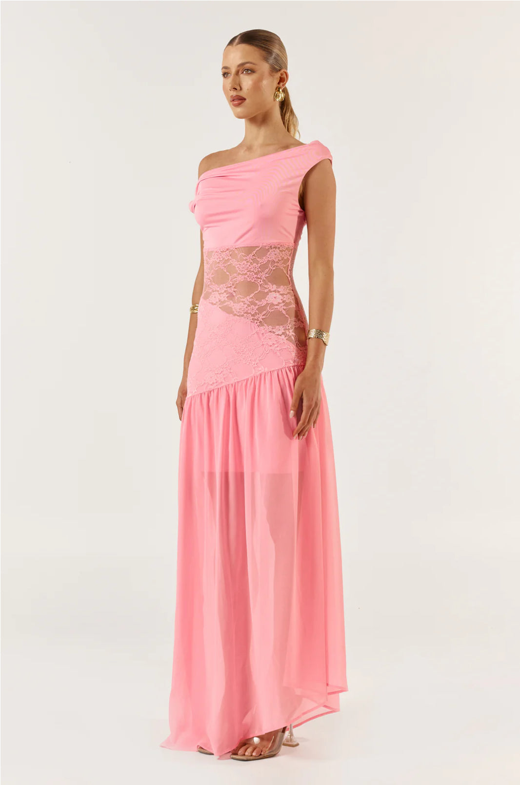 CAPRI MAXI DRESS CANDY PINK