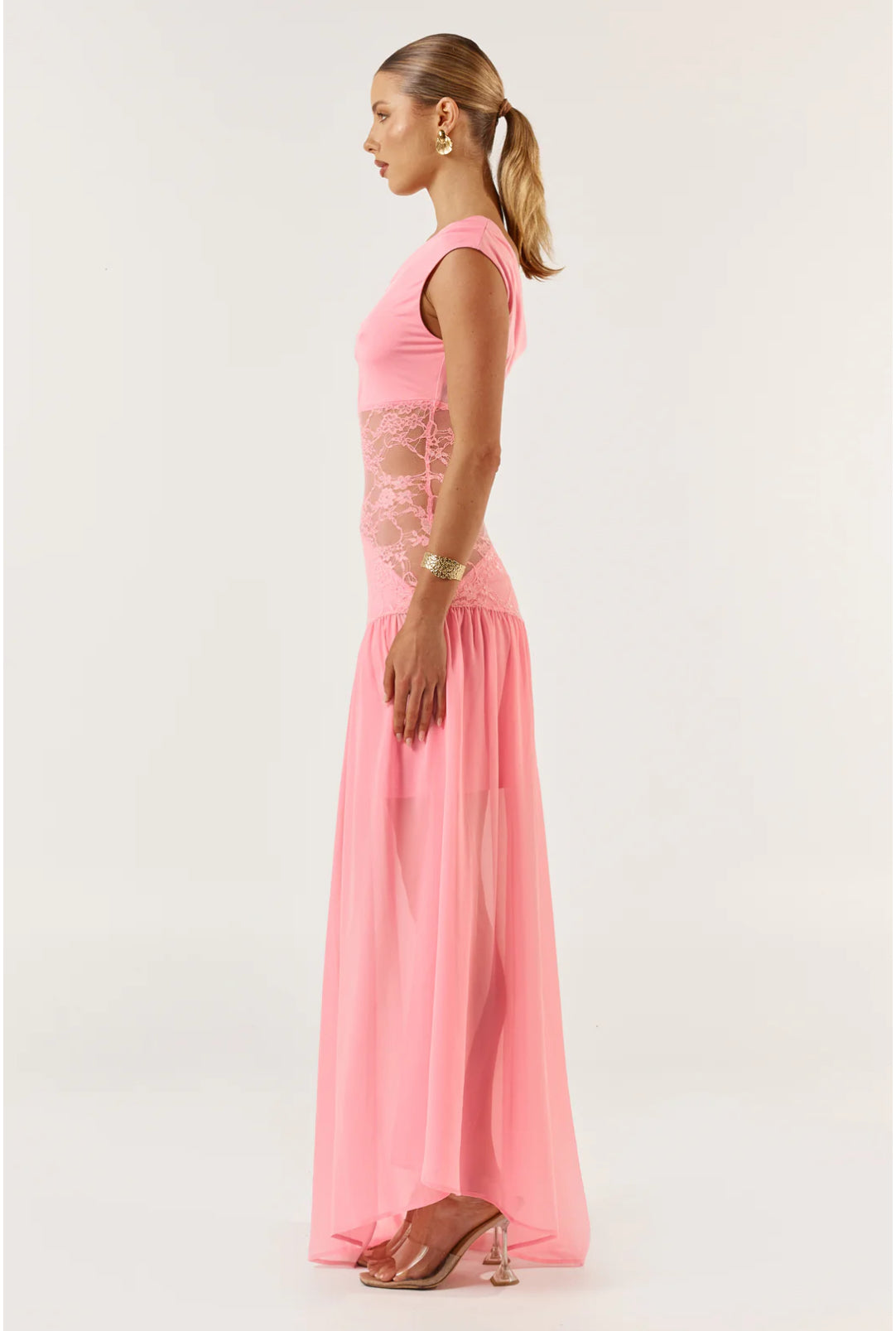 CAPRI MAXI DRESS CANDY PINK