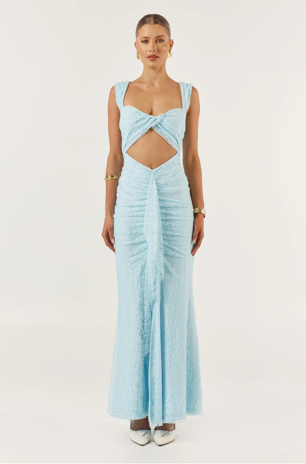 IMOGEN MIDI BABY BLUE LACE