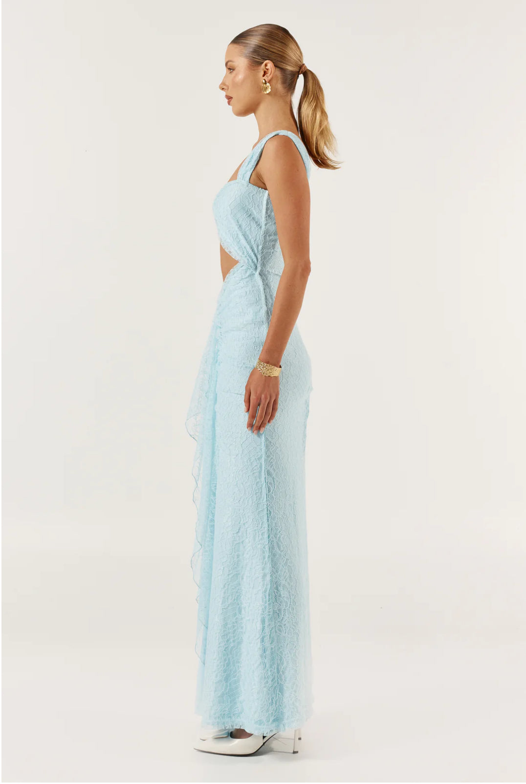 IMOGEN MIDI BABY BLUE LACE