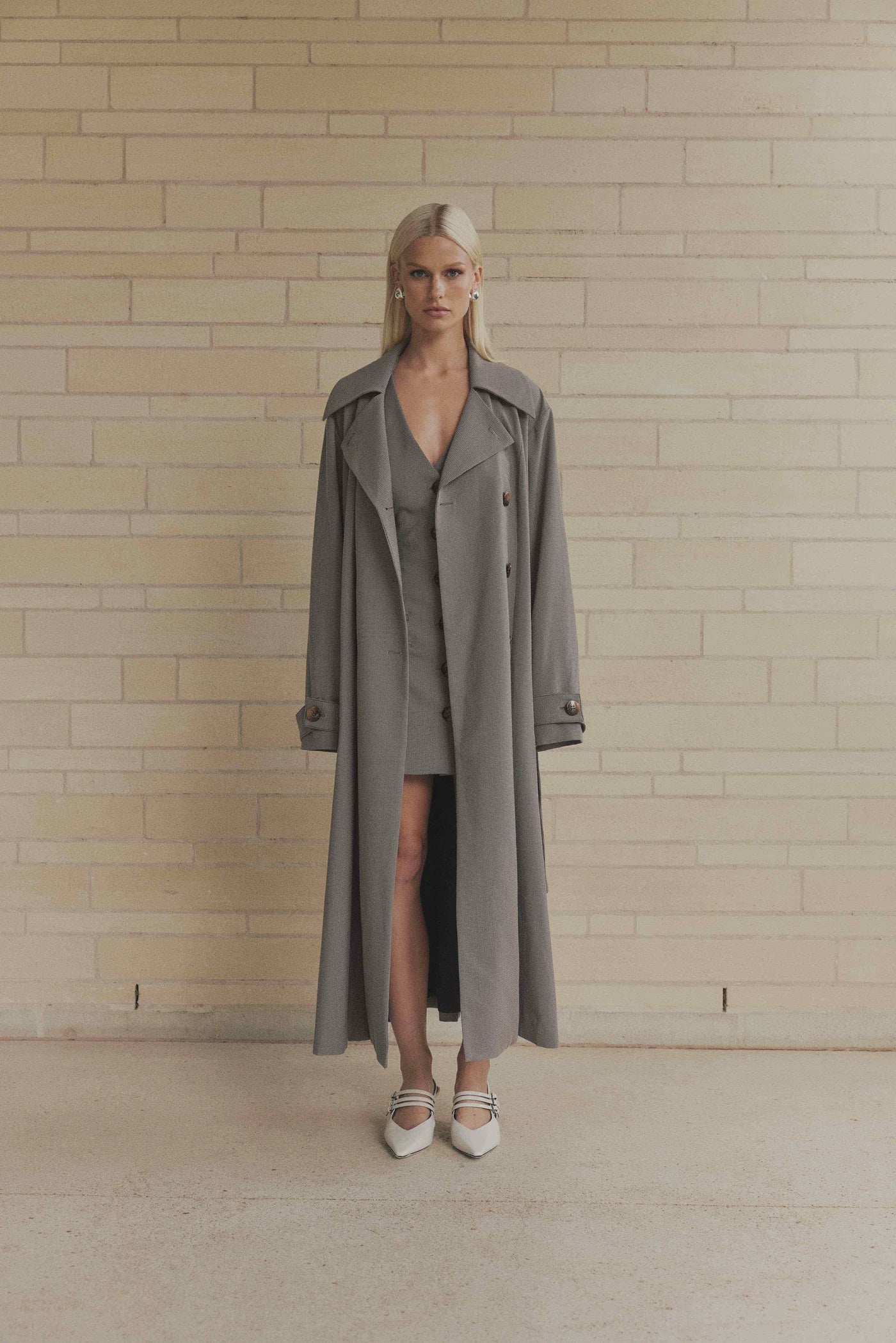 LONDON TRENCH COAT WALNUT
