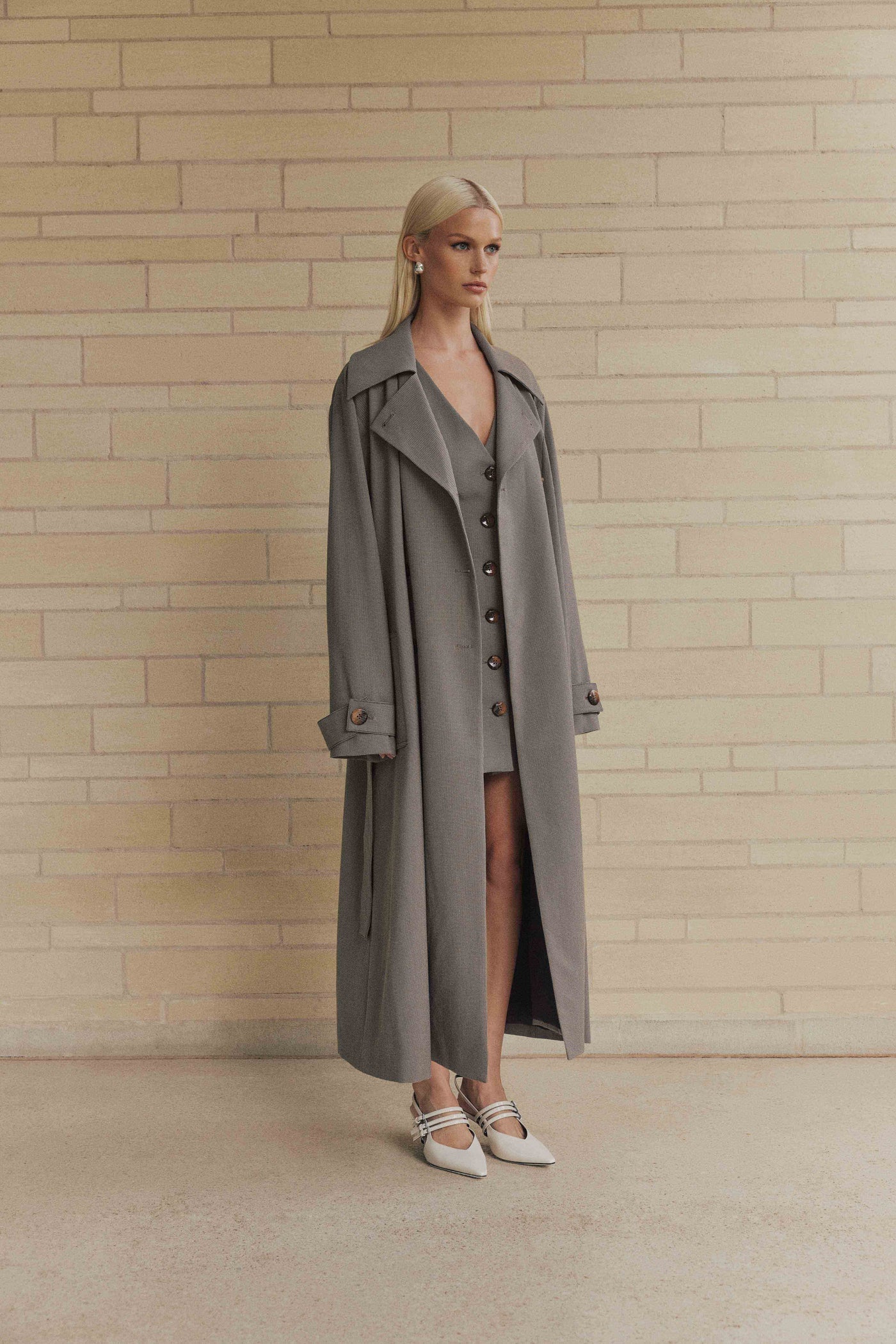 LONDON TRENCH COAT WALNUT