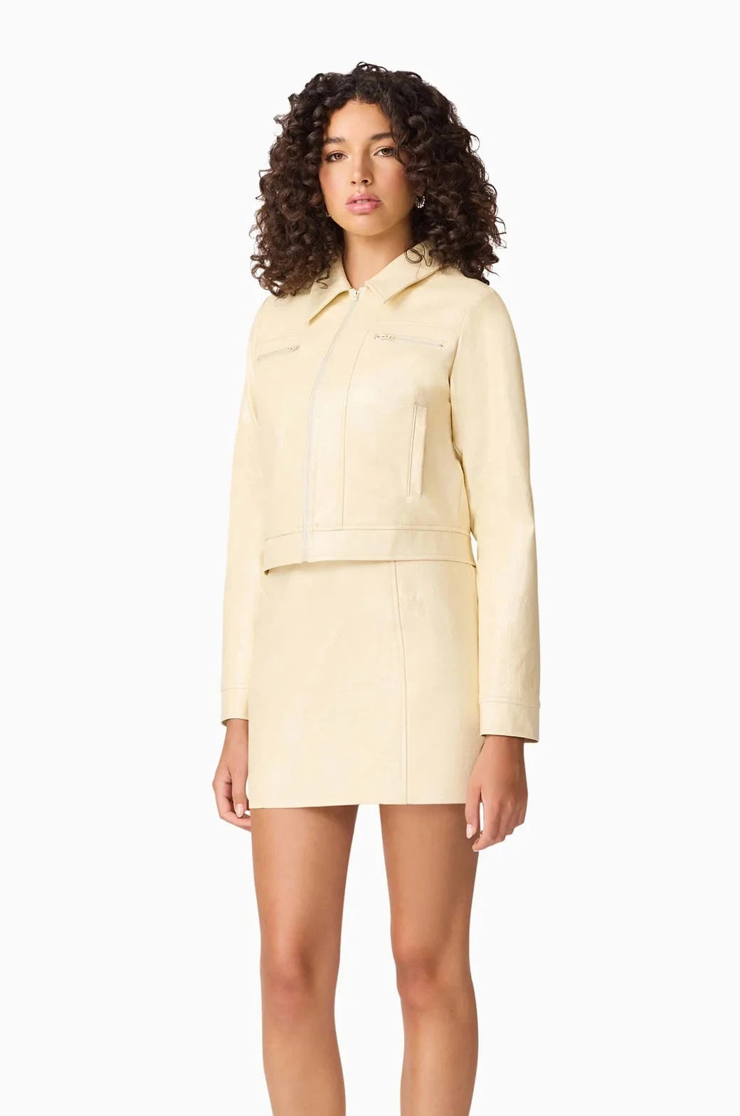 AIRLIE MINI SKIRT BUTTER