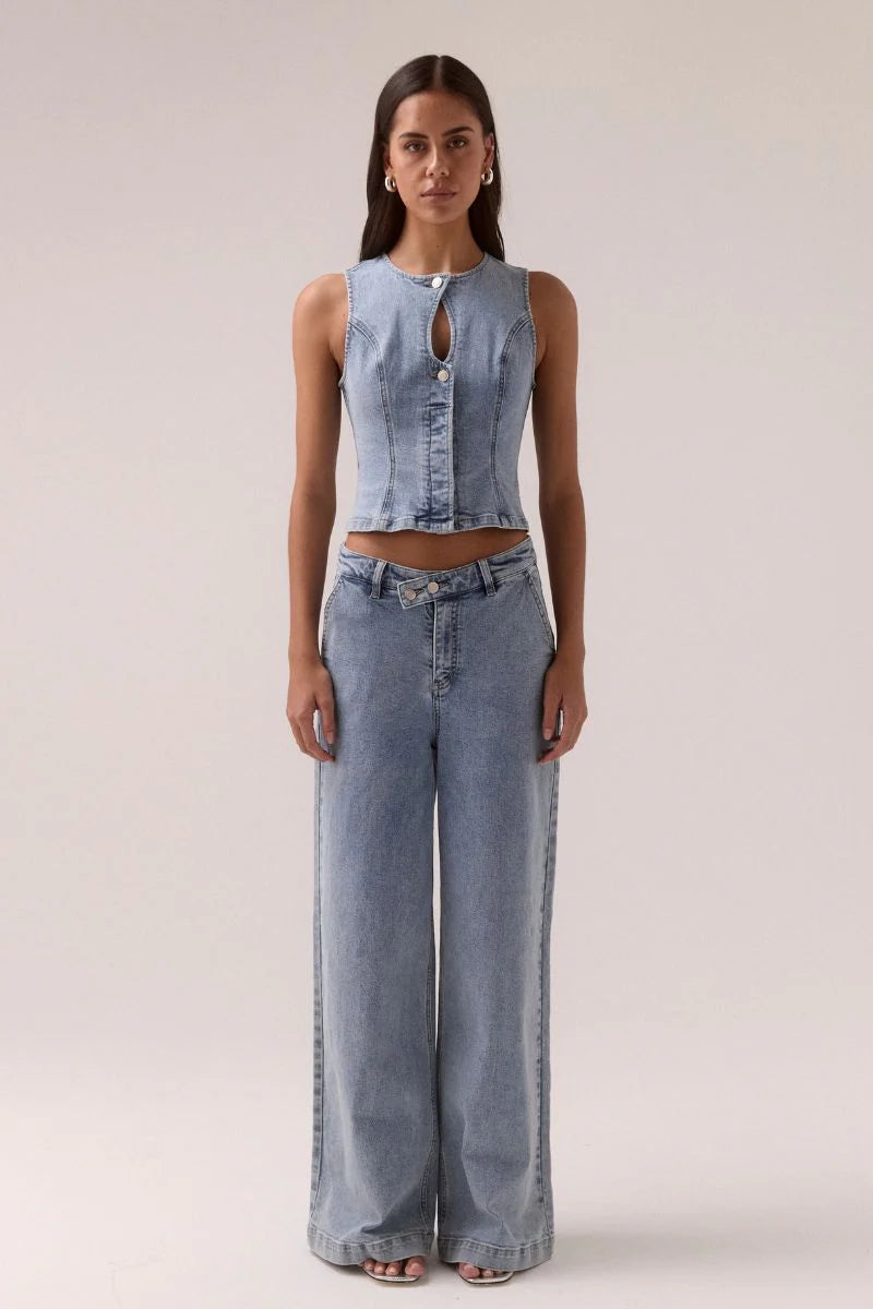ETCH DENIM JEANS