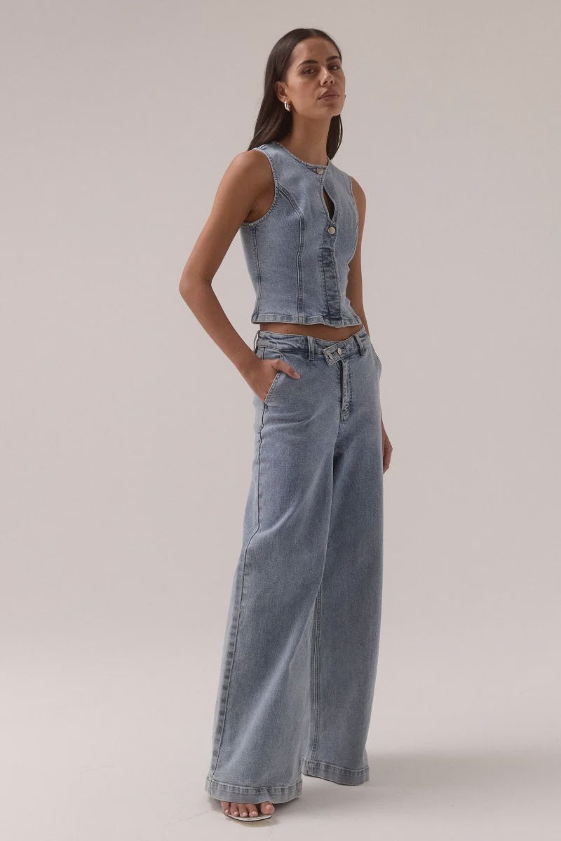 ETCH DENIM JEANS