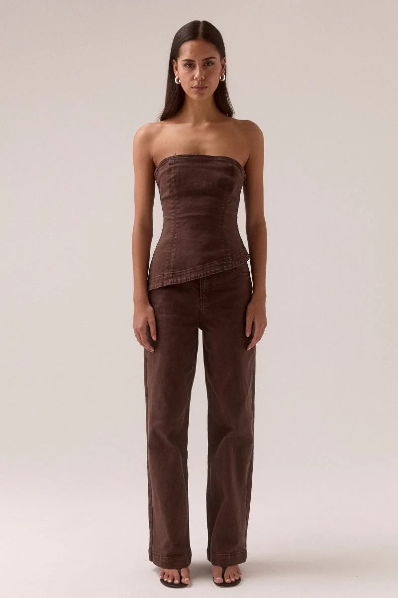 ZYRA BODICE - RAISIN