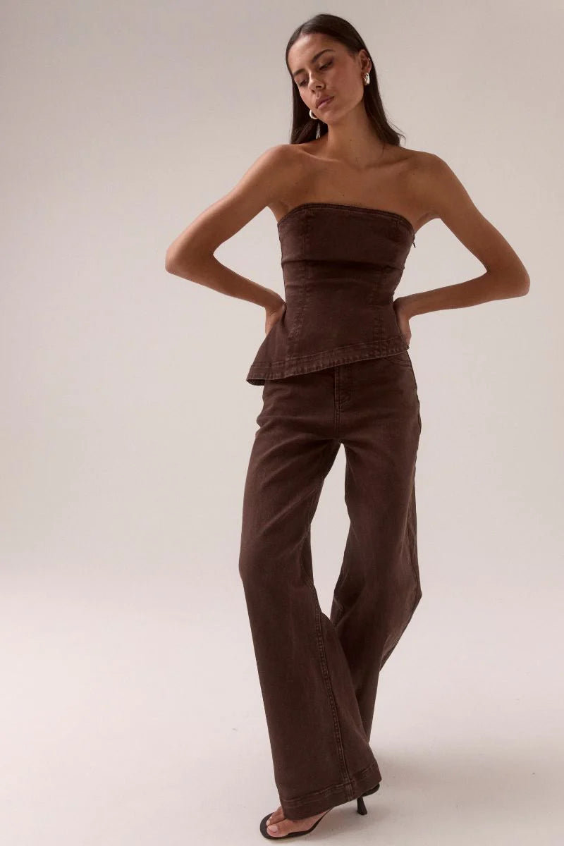 ZYRA BODICE - RAISIN