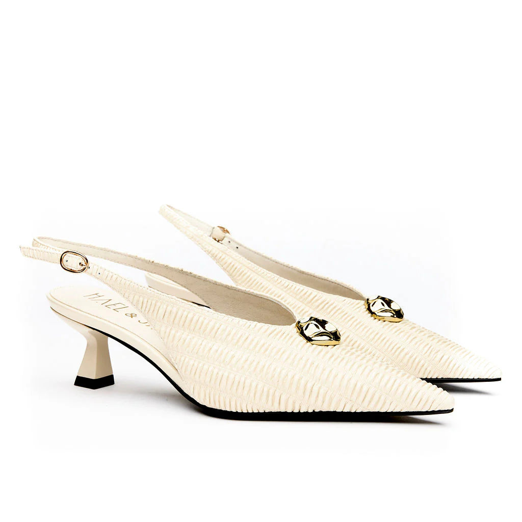 NUANCED SLING BACK HEEL