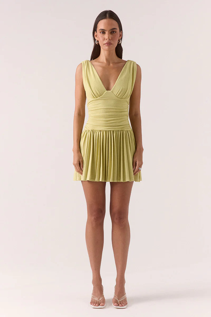 DIONE MINI DRESS - APPLE
