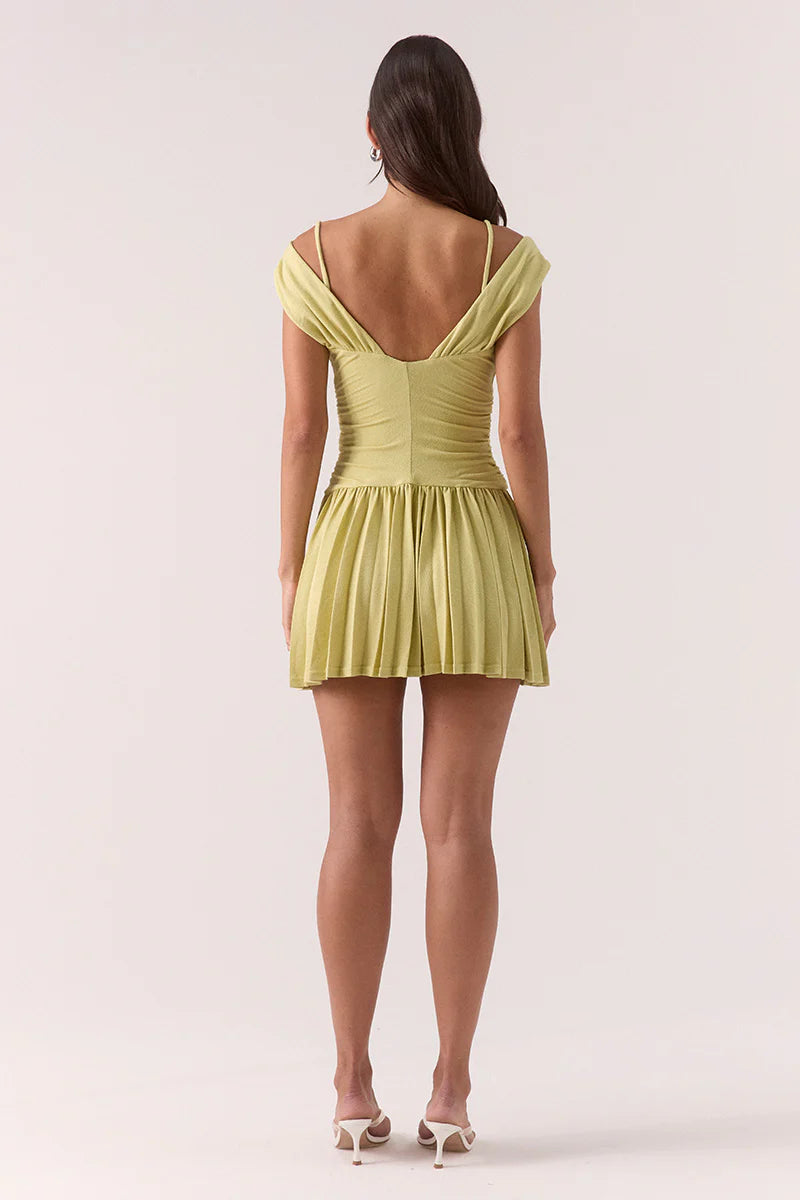 DIONE MINI DRESS - APPLE