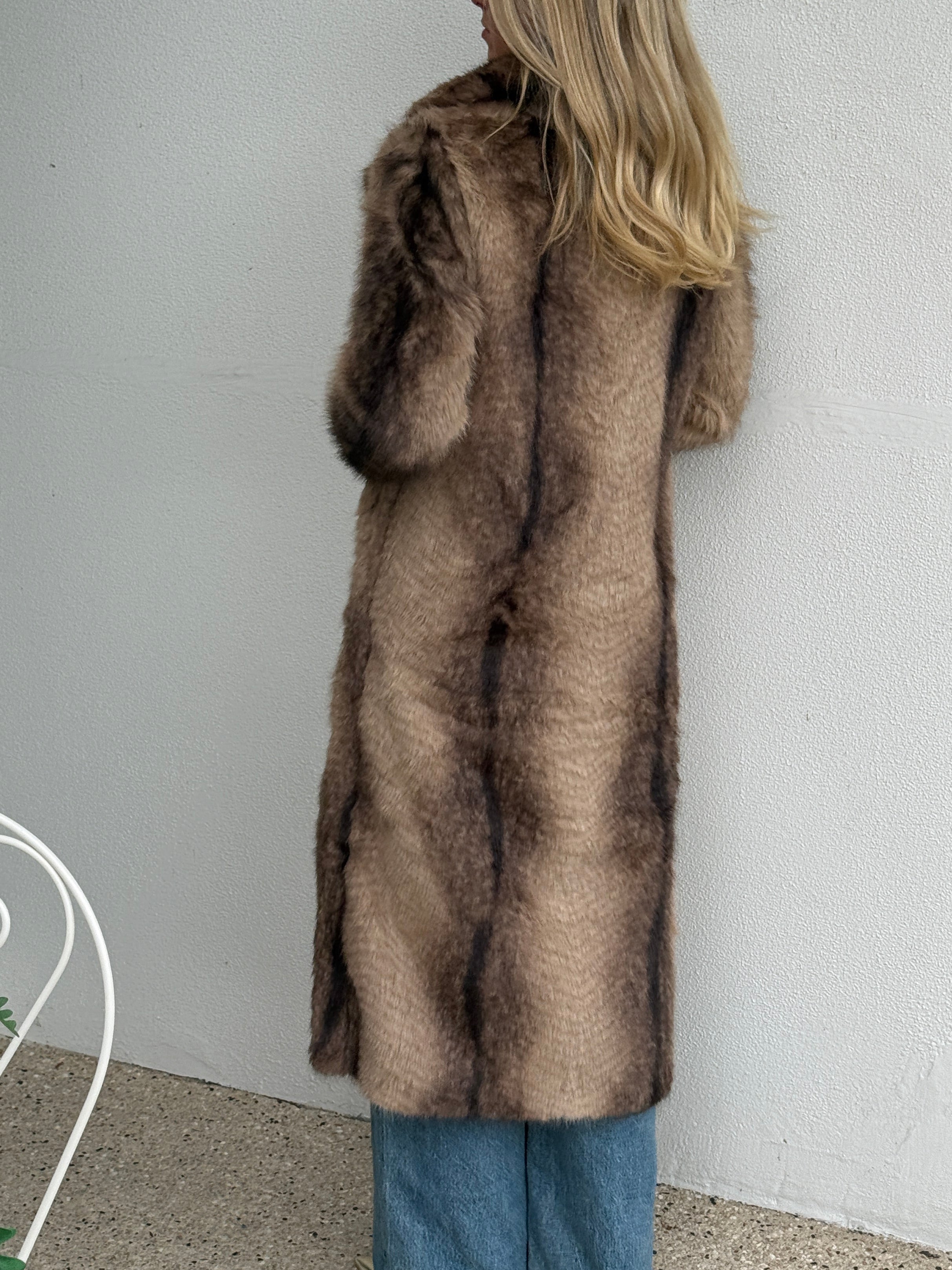 ARTIC FOX BROWN TRENCH