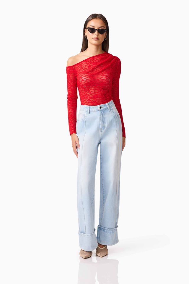 ARIELLA LS TOP - RED