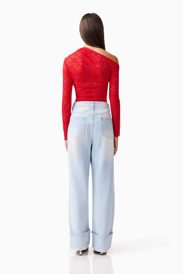 ARIELLA LS TOP - RED