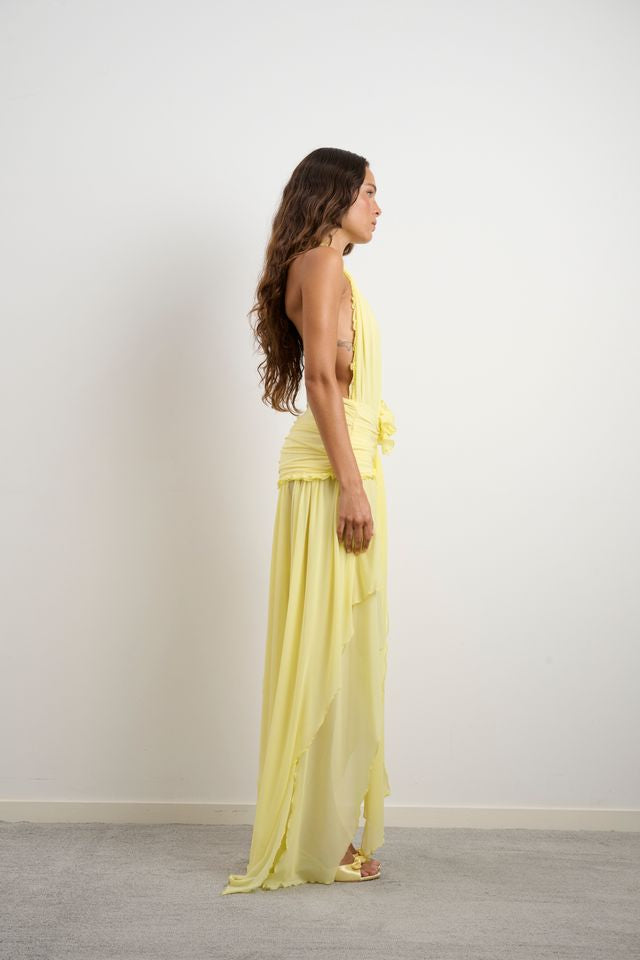 MORENA DRESS - PETAL YELLOW