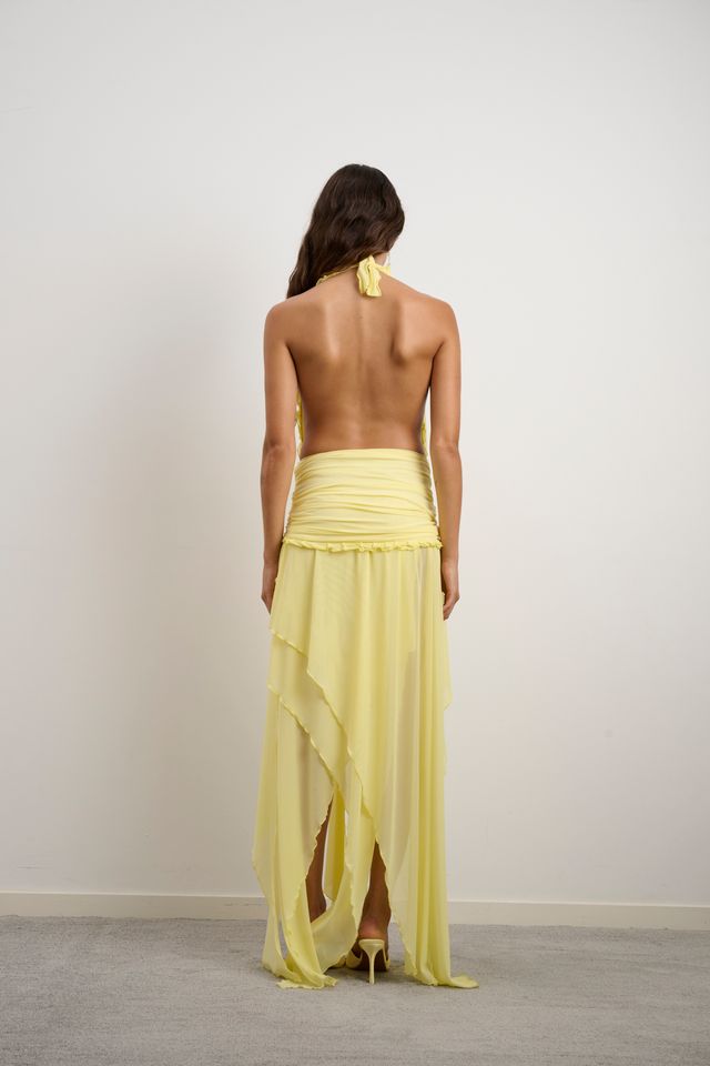 MORENA DRESS - PETAL YELLOW