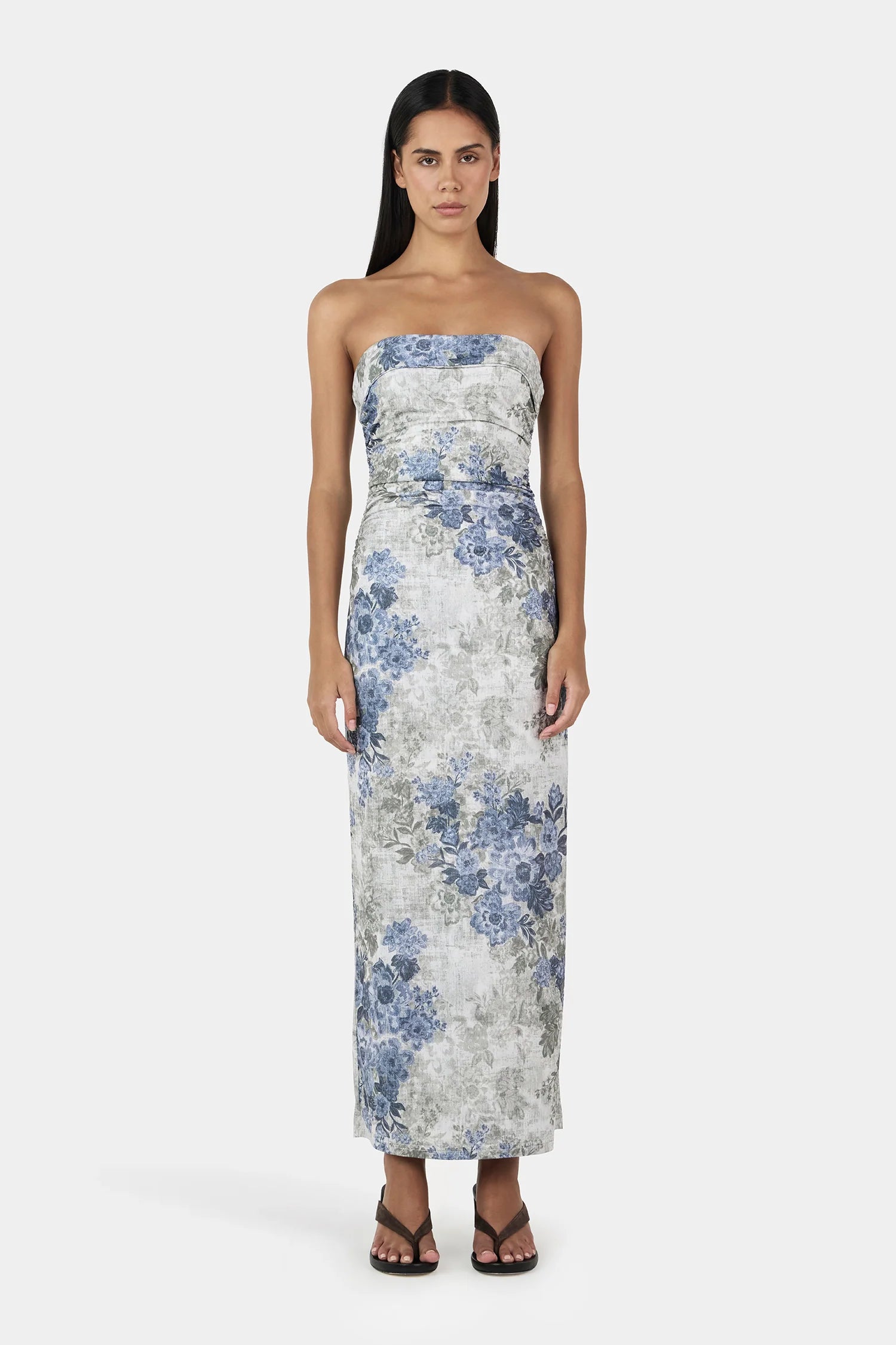 KEKE DRESS BOTANIC DENIM