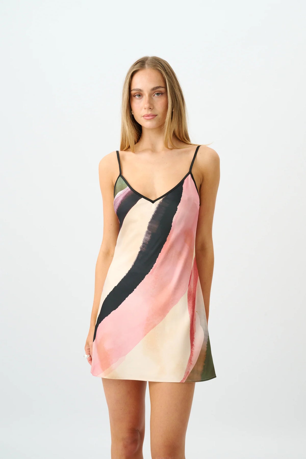 BIAS MINI DRESS - WAVE