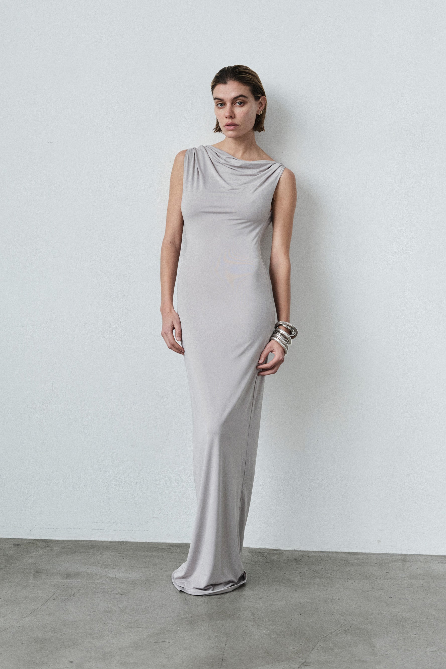 HAVEN MAXI DRESS - GREY