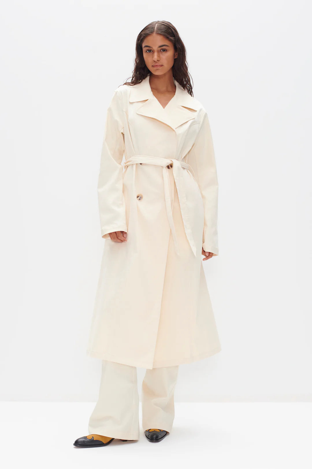LUCA TRENCH COAT CREAM