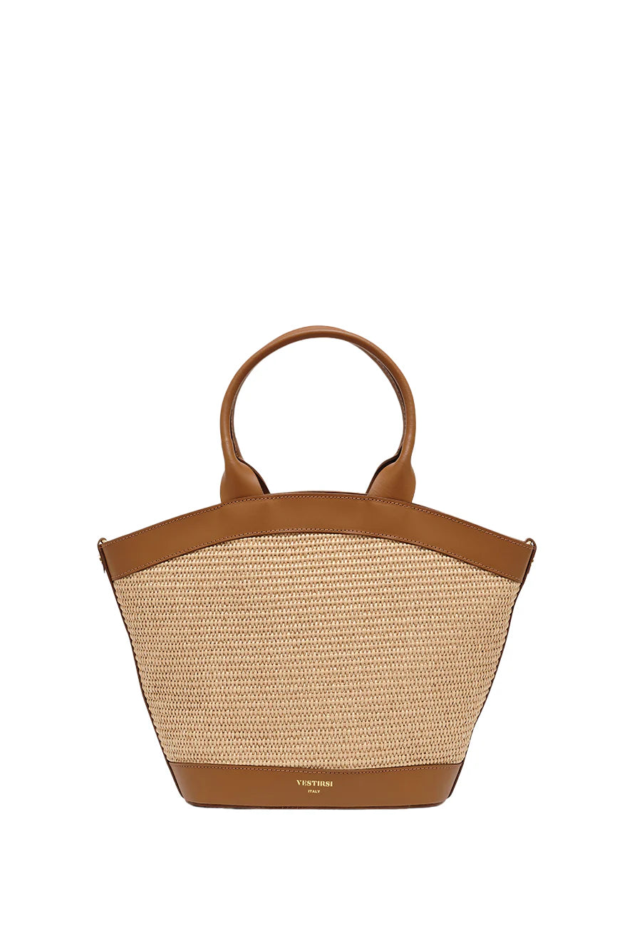 LEE RAFFIA BASKET BAG