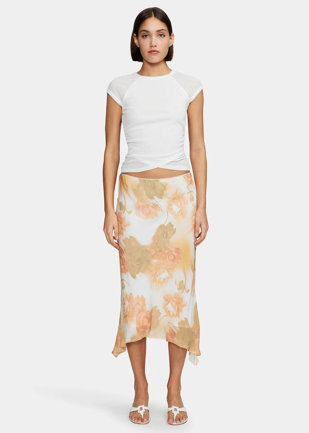 MARTHA BABY TEE - WHITE