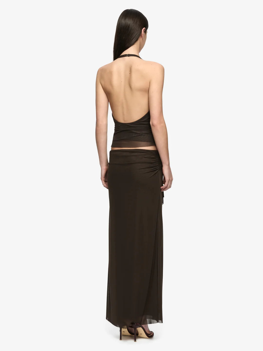OLYSSIA KNOT HALTER TOP