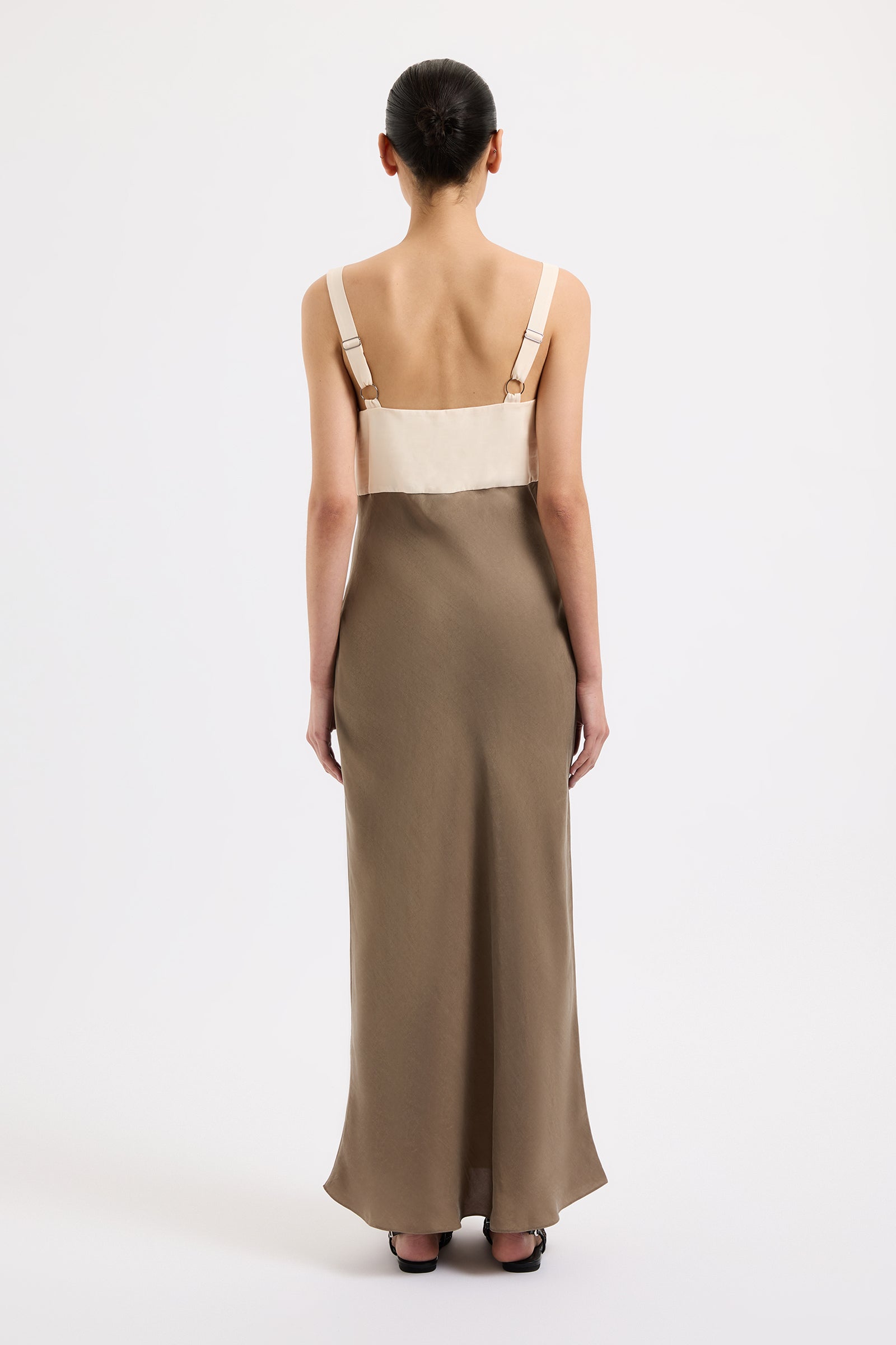 SESHNI TENCEL SLIP DRESS