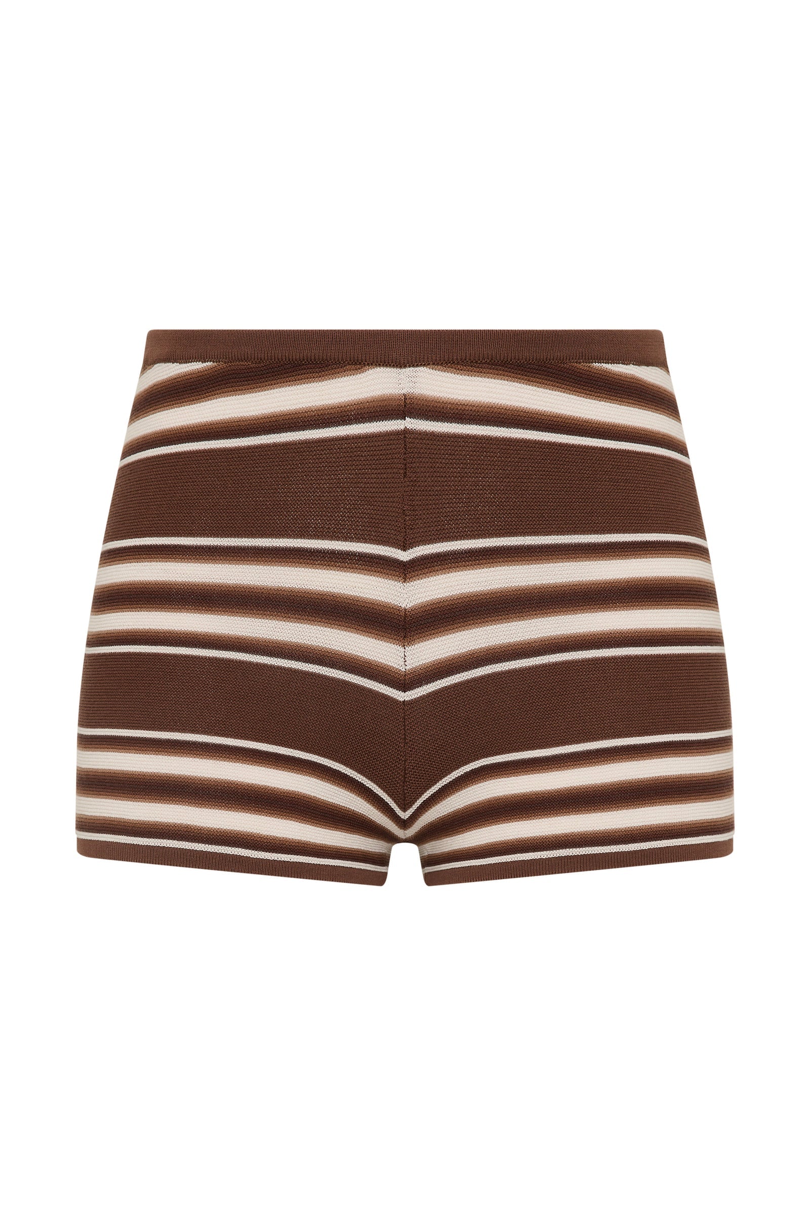 PLAYA MINI SHORT OMBRE STRIPE MACRO CAROB