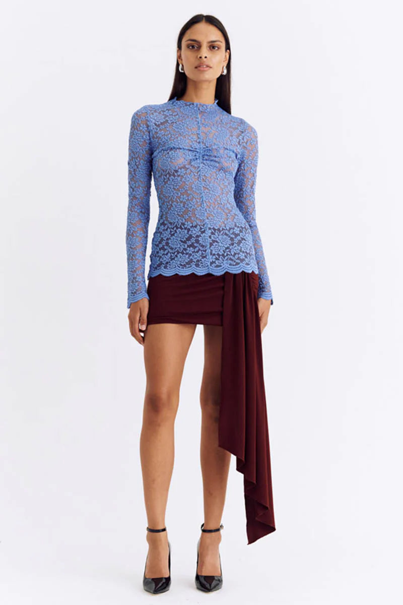 GEMMA LACE LONG SLEEVE TOP