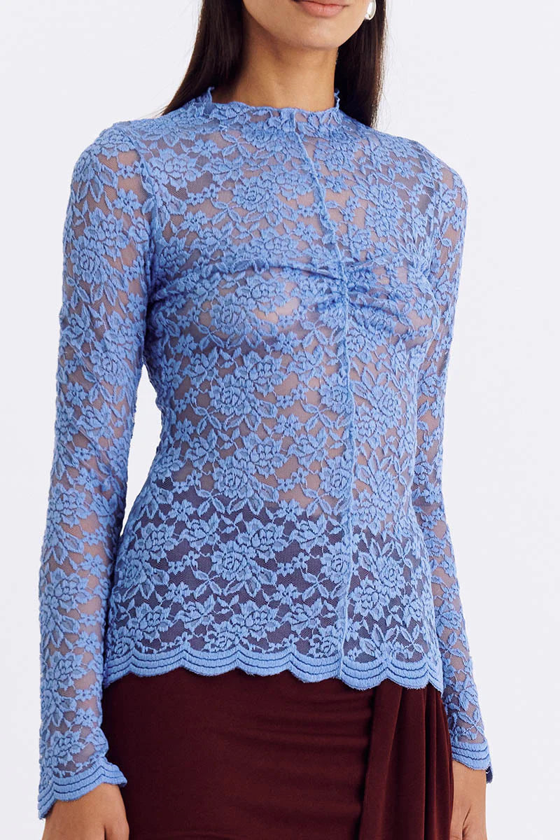 GEMMA LACE LONG SLEEVE TOP