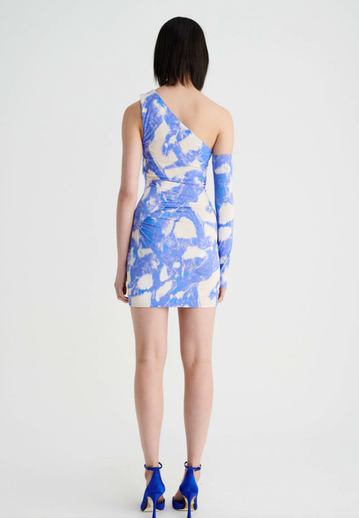 MARBLE ONE SHOULDER DRESS