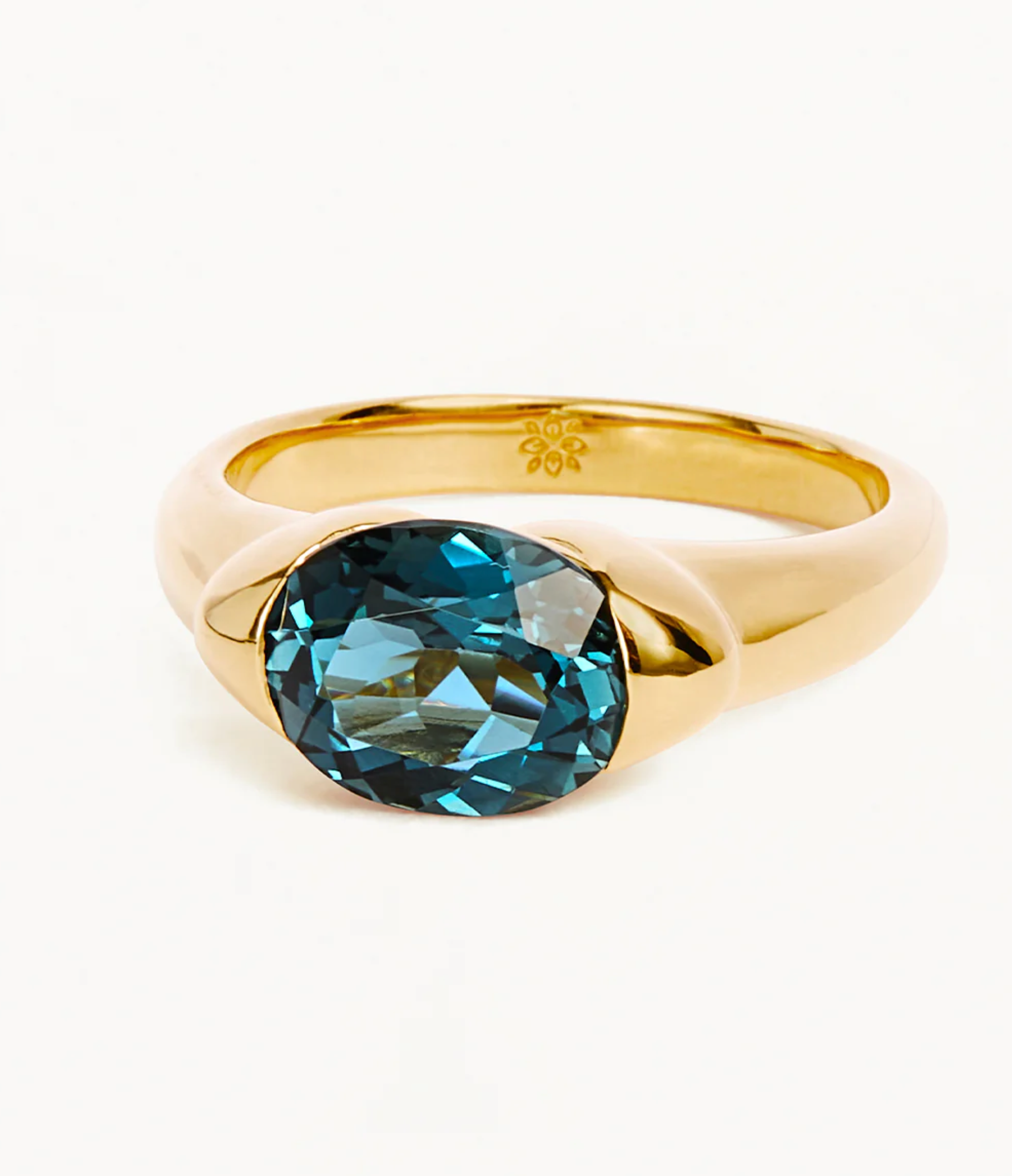 SACRED JEWEL TOPAZ OCEAN RING