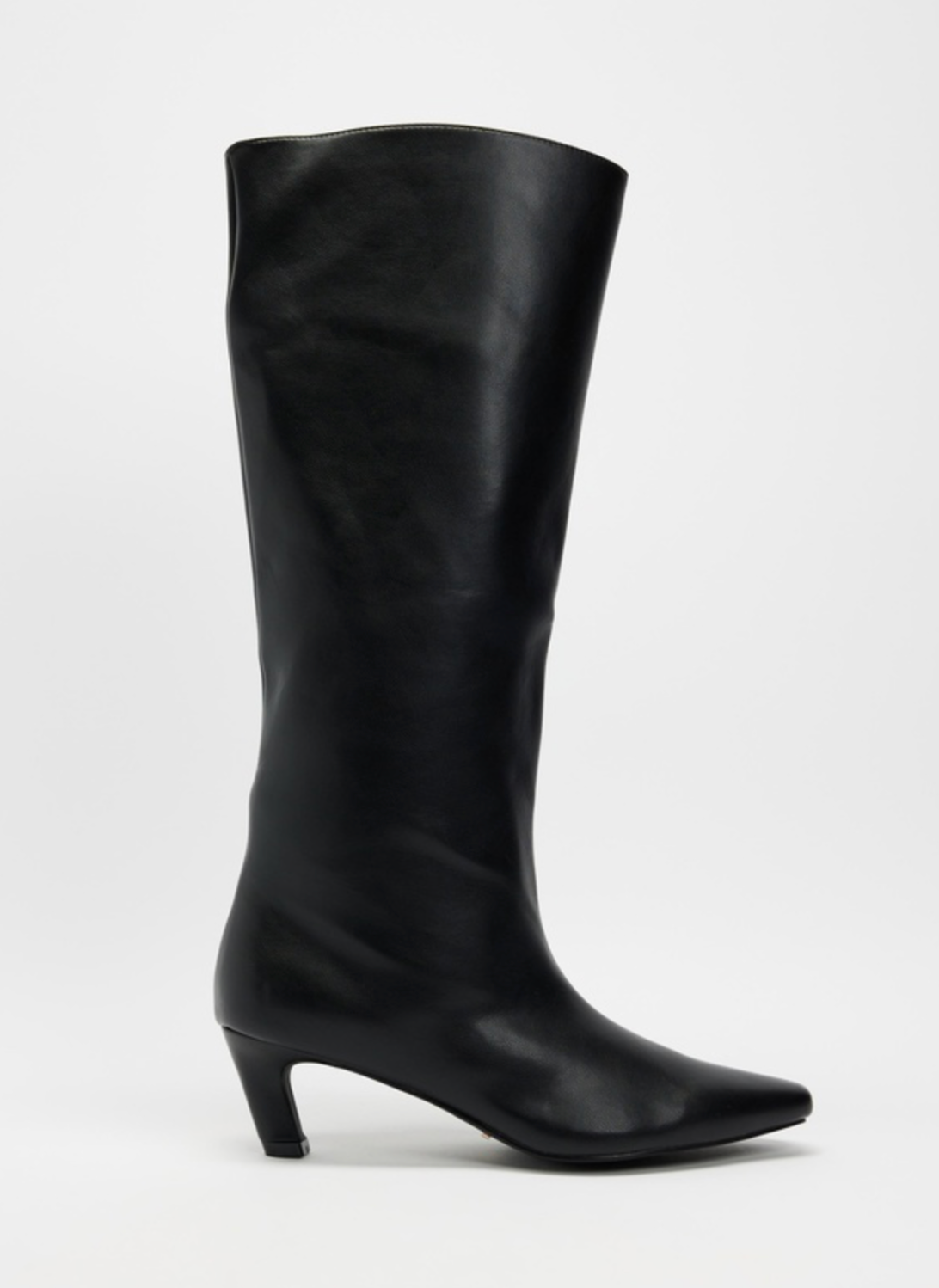 XYLIA BOOT HEEL BLACK