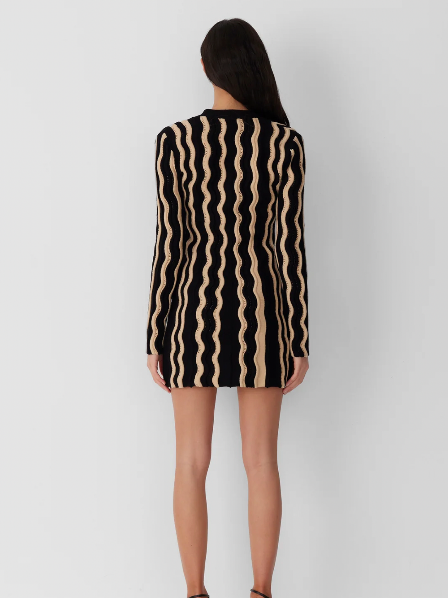 HERA KNIT WAVE MINI DRESS