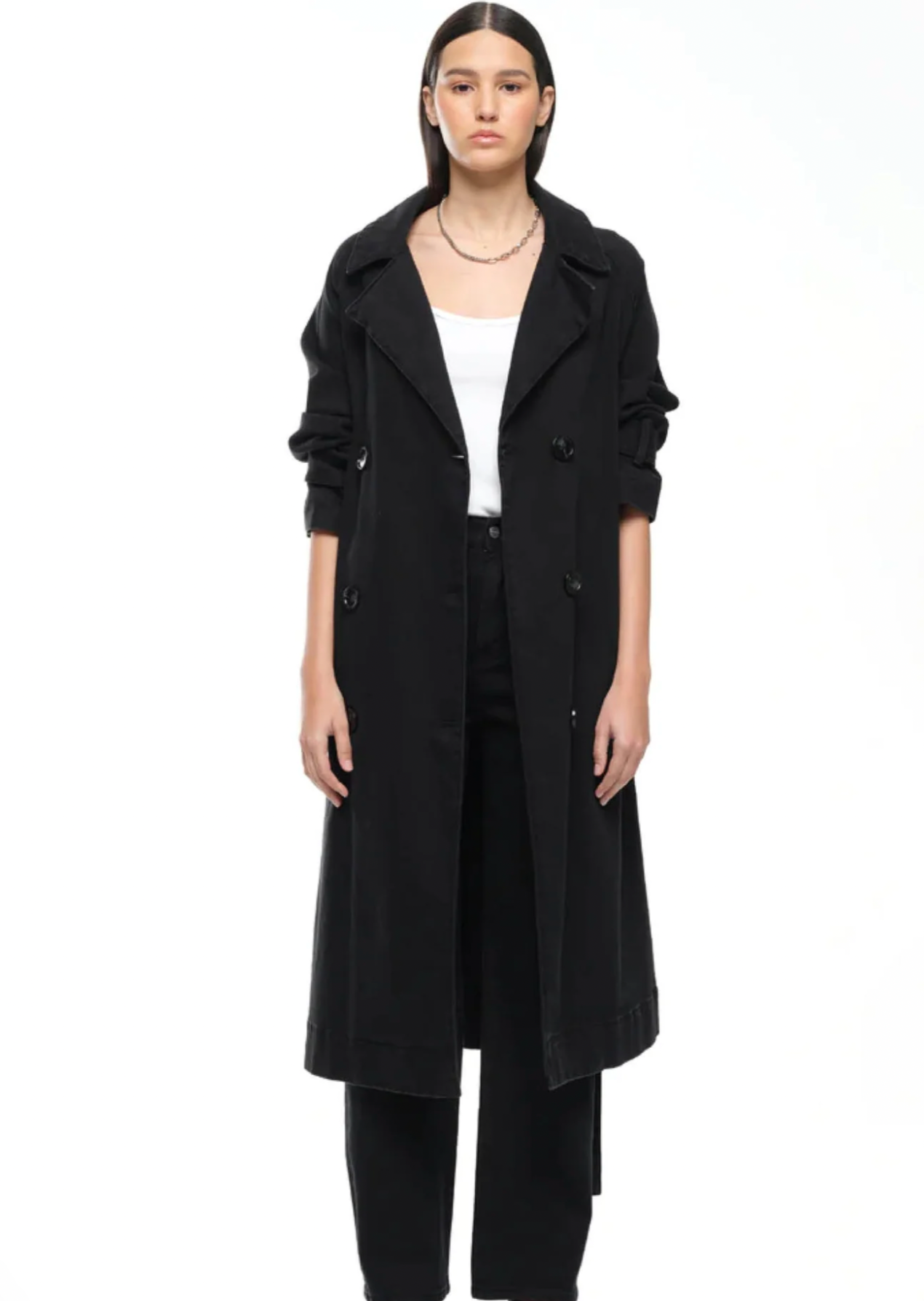 TRENCH COAT BLACK