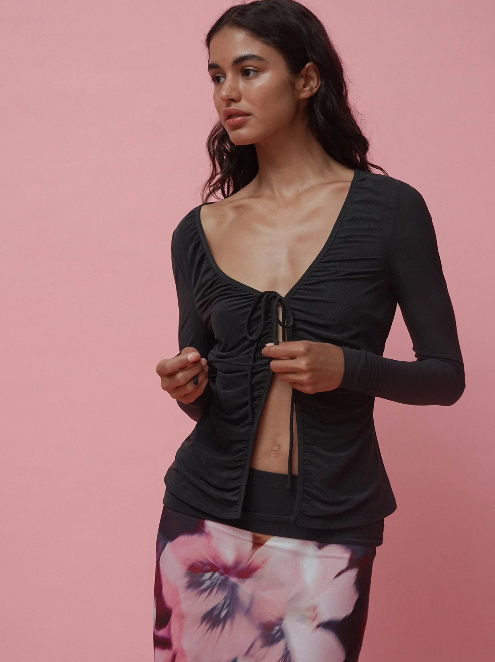 IVY TOP CHARCOAL